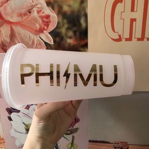 Phi Mu Water Tumbler